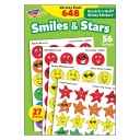 TREND® Smiles & Stars Stinky Stickers — 648 Stickers, 27 Sheets, 7/8"