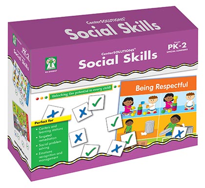 Key Education™ Social Skills File Folder Game, Grades PK–2 — 15 mini file-folder activities for SEL practice