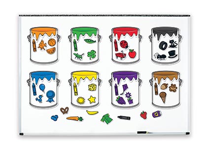 Learning Resources® Splash of Color Magnetic Sorting Set — Magnetic color‑sorting activities for early learners