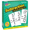 TREND® Skill Drill Flash Cards — Subtraction 0–12 All Facts (169 cards)