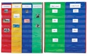 Two & Four Column Double‑Sided Pocket Chart, 30" W x 38" H