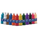Prang® Washable Tempera Paint, Assorted Colors, 16 oz Bottles, Set of 12,16 fl oz each, 12 Bottles 
