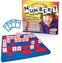 Junior Learning® What's My Number? Game,15.35" x 13.42" x 1.18", 1 game board, 50 number cards, 10 question cards, activity guide 