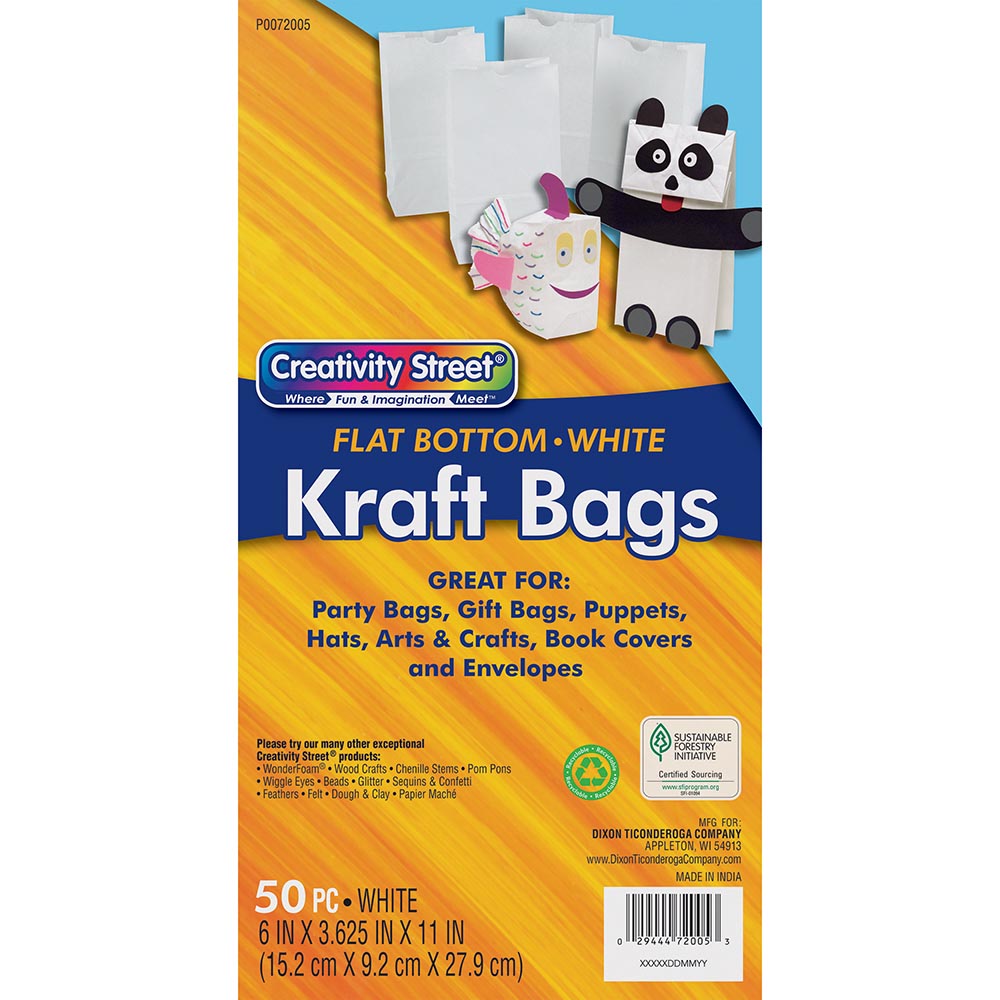 White #6 Bags 50 Count                  Pack
