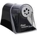 iPoint Evolution Axis Heavy Duty Electric Pencil Sharpener, Black/Silver | 15509 ACM
