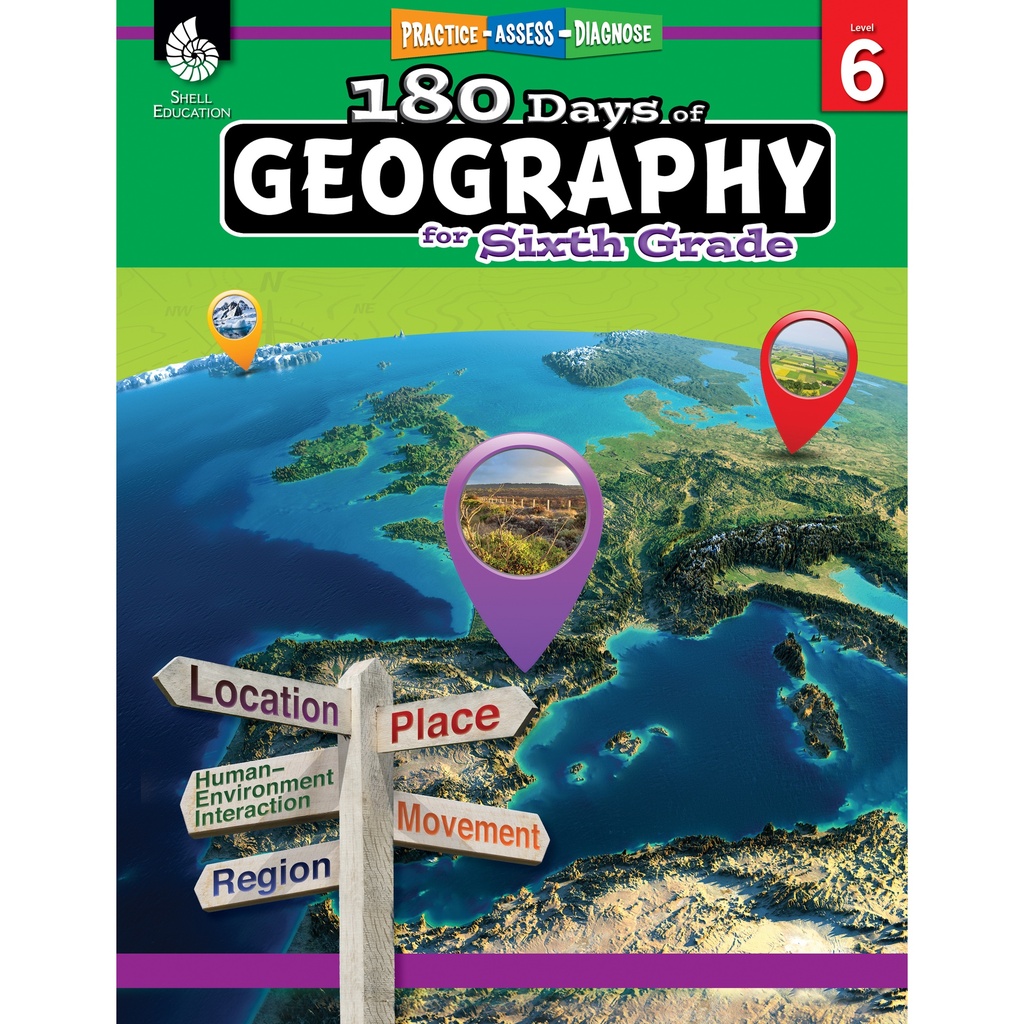 180 Days of Geography for 6th Grade