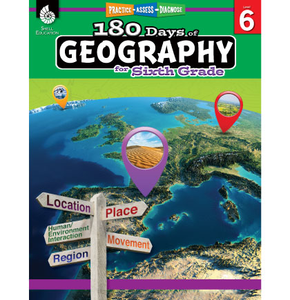 180 Days of Geography for 6th Grade