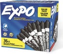 EXPO®/Sharpie® 36ct Black Expo Low Odor Chisel Dry Erase Markers