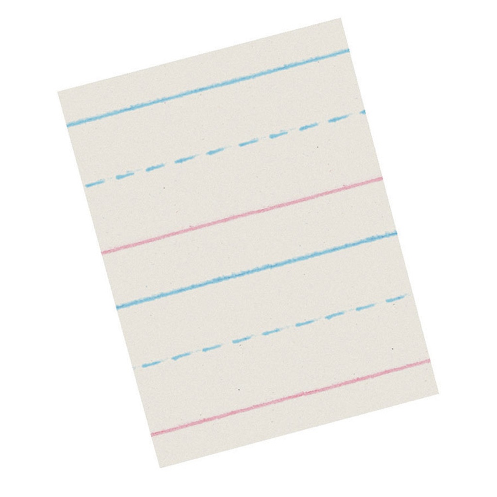 Pacon® Zaner‑Bloser™ Newsprint Handwriting Paper — Grade 1, 10.5" × 8", 500 Sheets