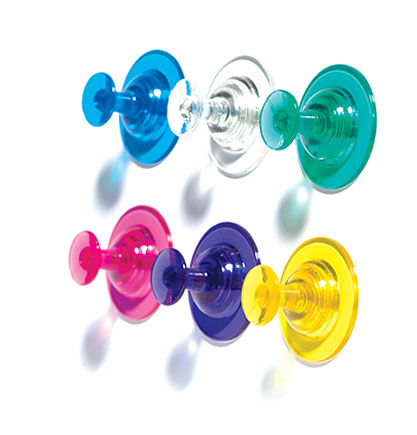 Dowling Magnets® Big Push Pin Magnets — 6/Pack