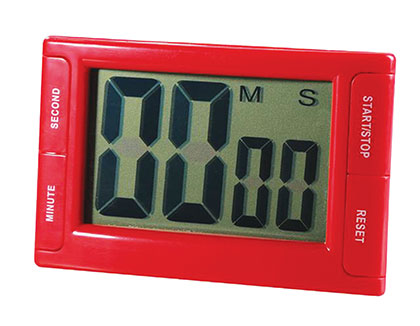 Ashley® Big Red Digital Timer,3-3/4" x 2-1/2", Single Timer 
