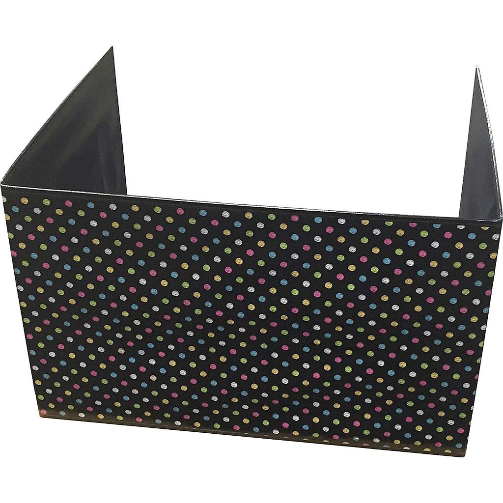 Teacher Created Resources® Chalkboard Brights Classroom Privacy Screen,22" W x 16" H x 14" D, 1 screen 