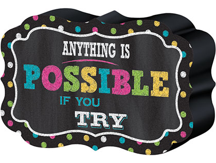 Teacher Created Resources® Chalkboard Brights Magnetic Whiteboard Eraser — approx. 4" × 2½" × ⅞"