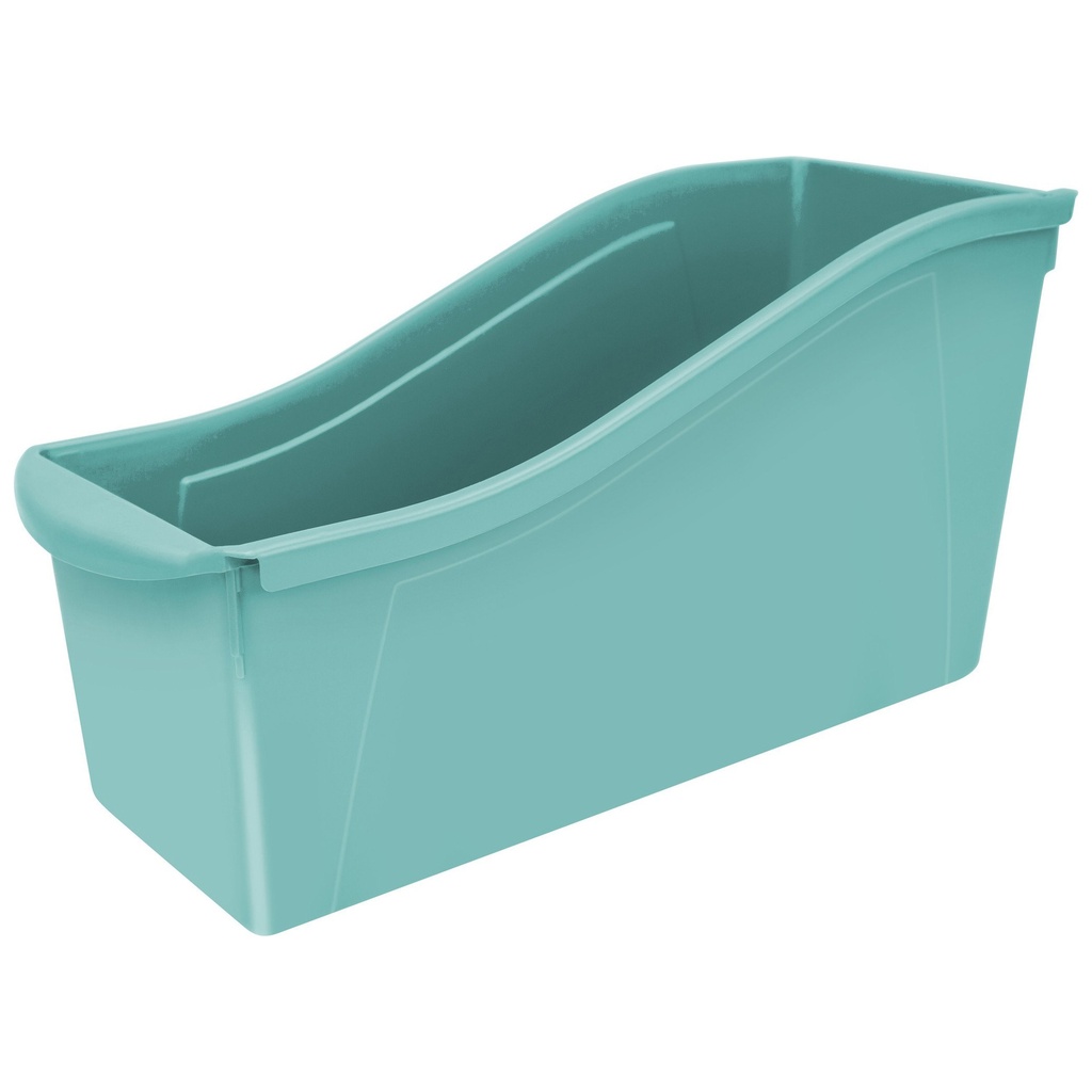 Storex® Large Book Bin — Teal (6‑Pack)
