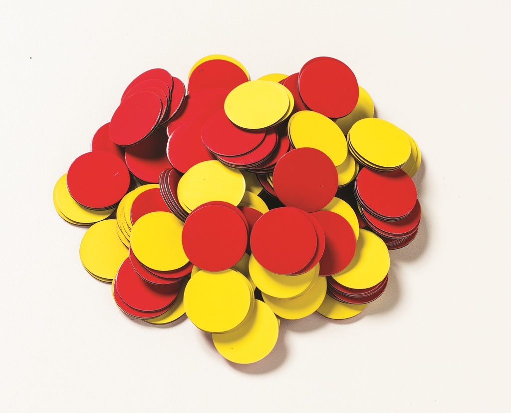 Dowling Magnets® Two‑Color Magnetic Counters — Set of 200