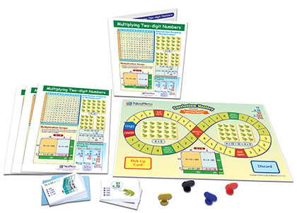 Multiplying Two Digit Numbers Grades 3 to 5