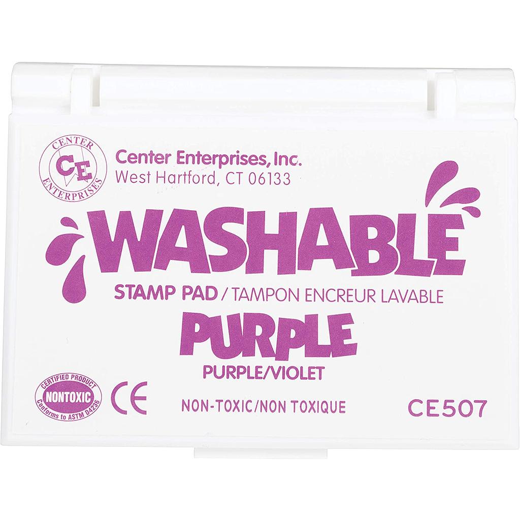 Ready2Learn™ Washable Stamp Pad, Purple,3-3/4" x 2-1/4", Single pad 