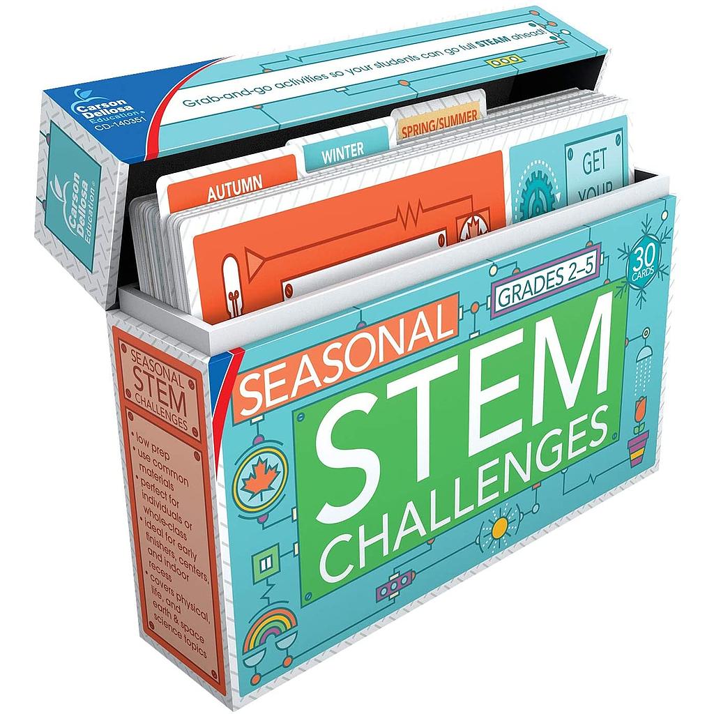 Carson Dellosa® Seasonal STEM Challenge Box — Year-Round STEM Problem-Solving Activities