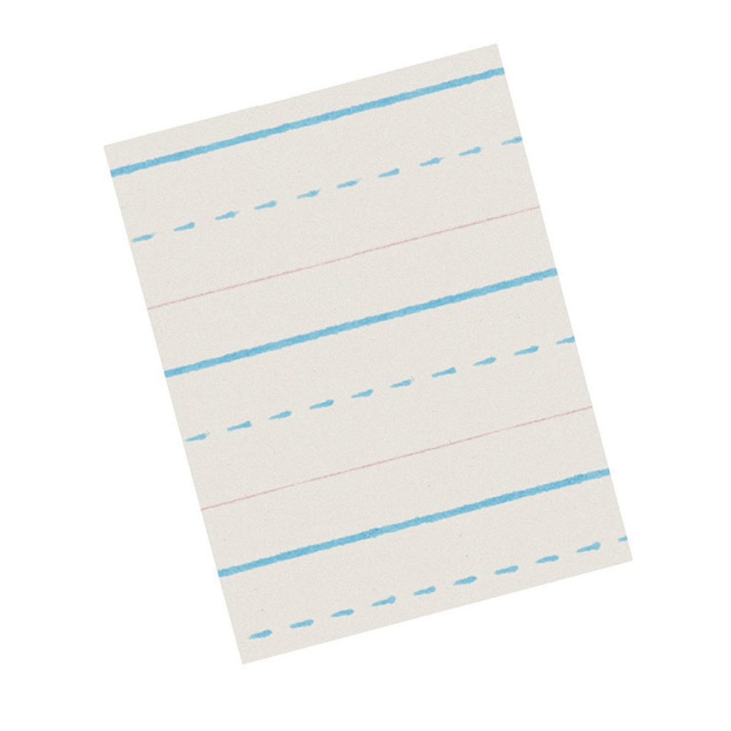 Pacon® Zaner‑Bloser™ Newsprint Handwriting Paper — Grade 2, 10.5" × 8", 500 Sheets