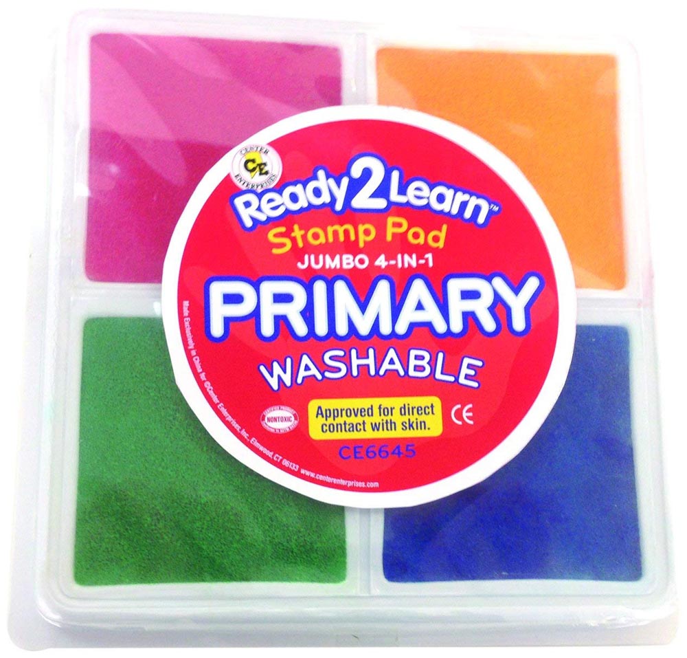 Ready2Learn Primary Washable Jumbo Square Stamp Pad