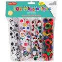 Charles Leonard® Wiggle Eyes Classpack — Assorted Styles, 500/Pack