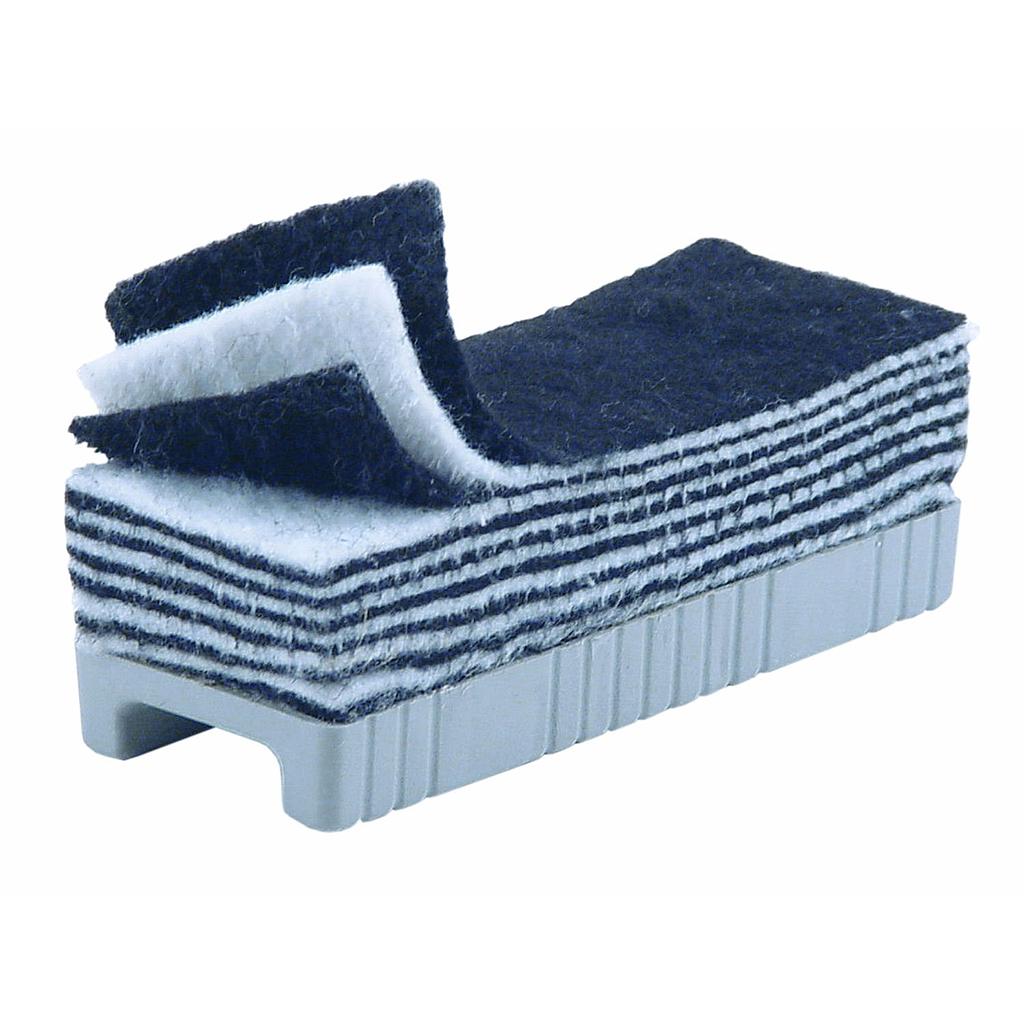 Charles Leonard® 12‑Layer Felt Whiteboard Eraser — each