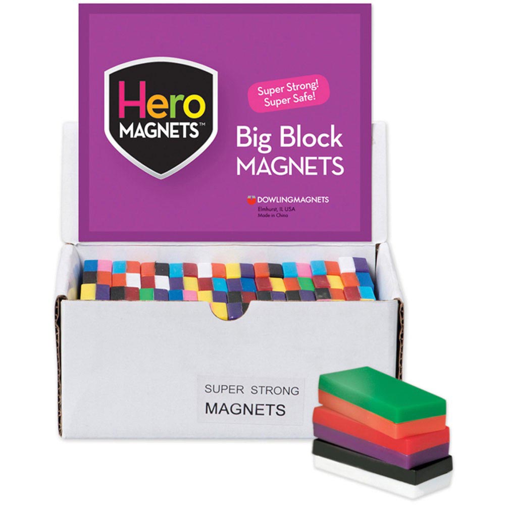 Big Block Magnets (Lockdown Magnets) 40ct Schoolpack