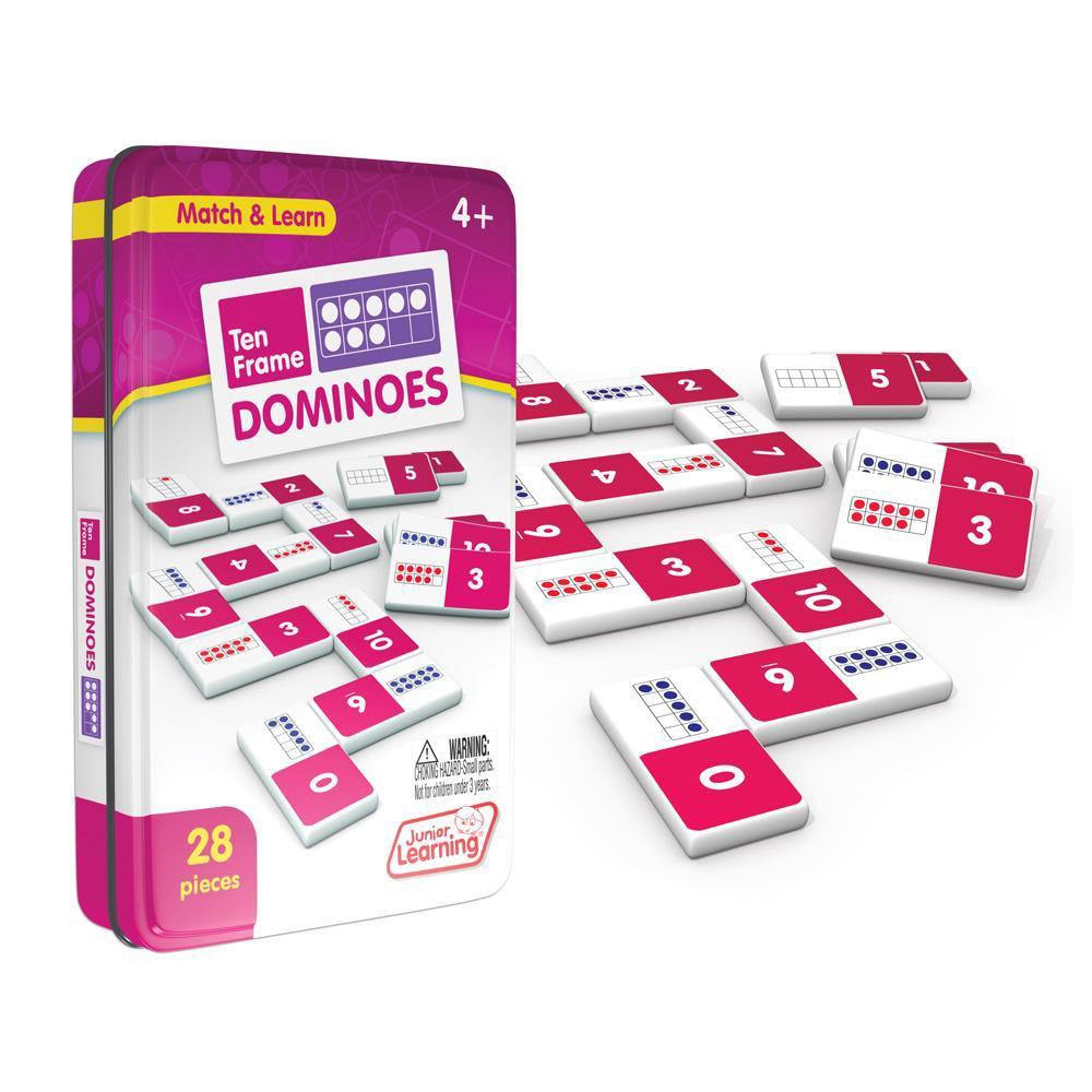 Ten Frame Match and Learn Dominoes