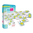 Junior Learning® Time Match and Learn Dominoes — 28 Pieces in Tin