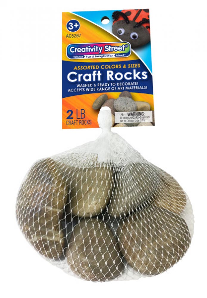 Creativity Street Craft Rocks 2 Pounds