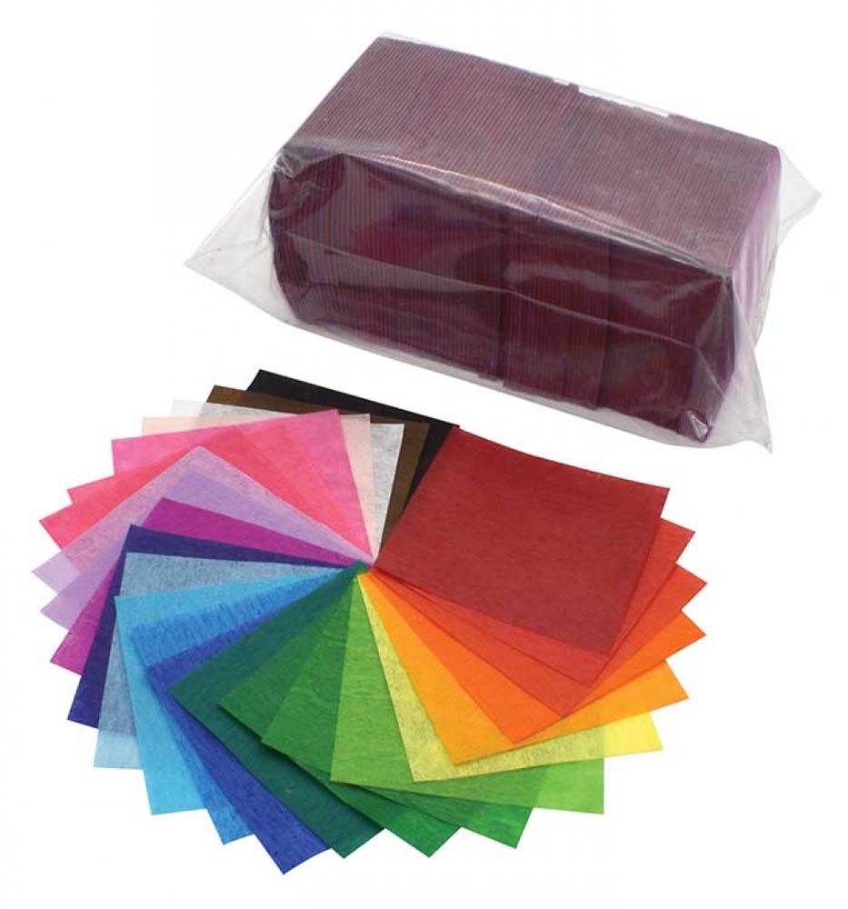 Spectra® Bleeding Art Tissue Squares — 1-1/2" squares, 2,500 count