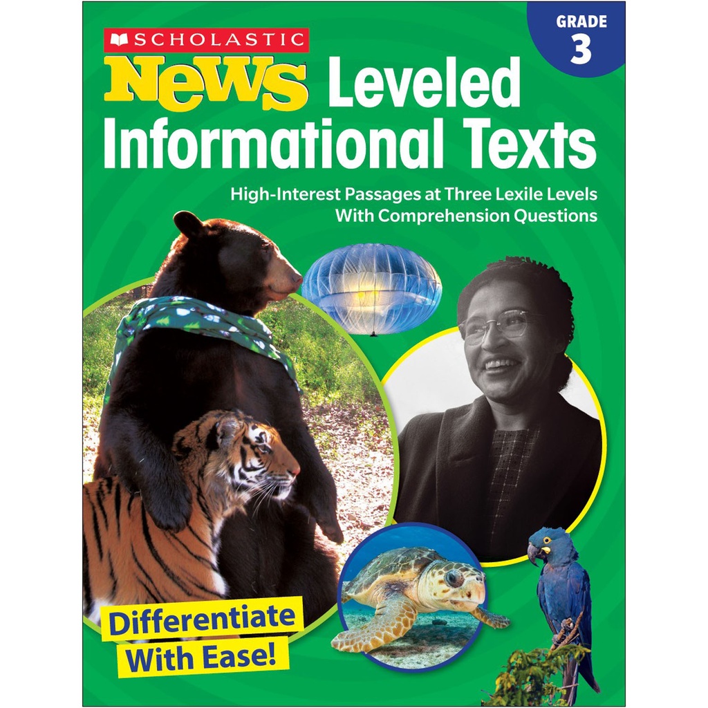 News Leveled Informational Texts Grade 3