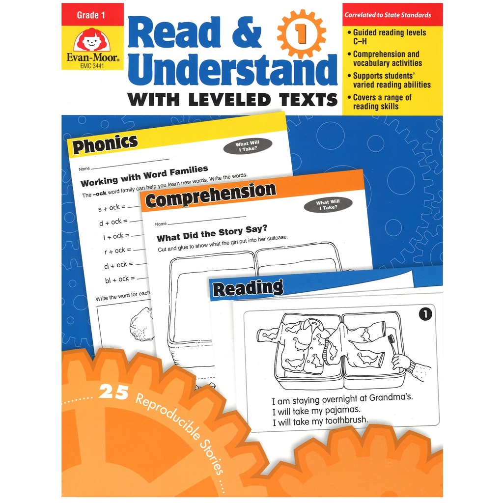 Read and Understand Leveled Texts Gr 1