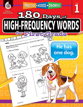 180 Days of High Frequency Words Grade 1