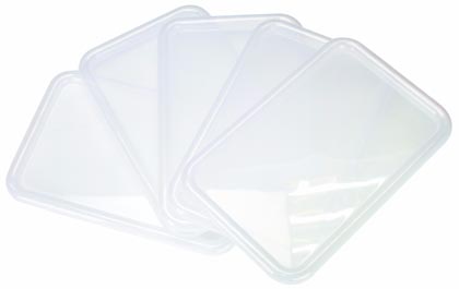 Translucide Clear Cubby Covers Set of 5
