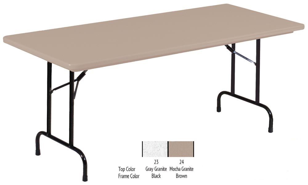 30x96x29 Blow Molded Folding Table