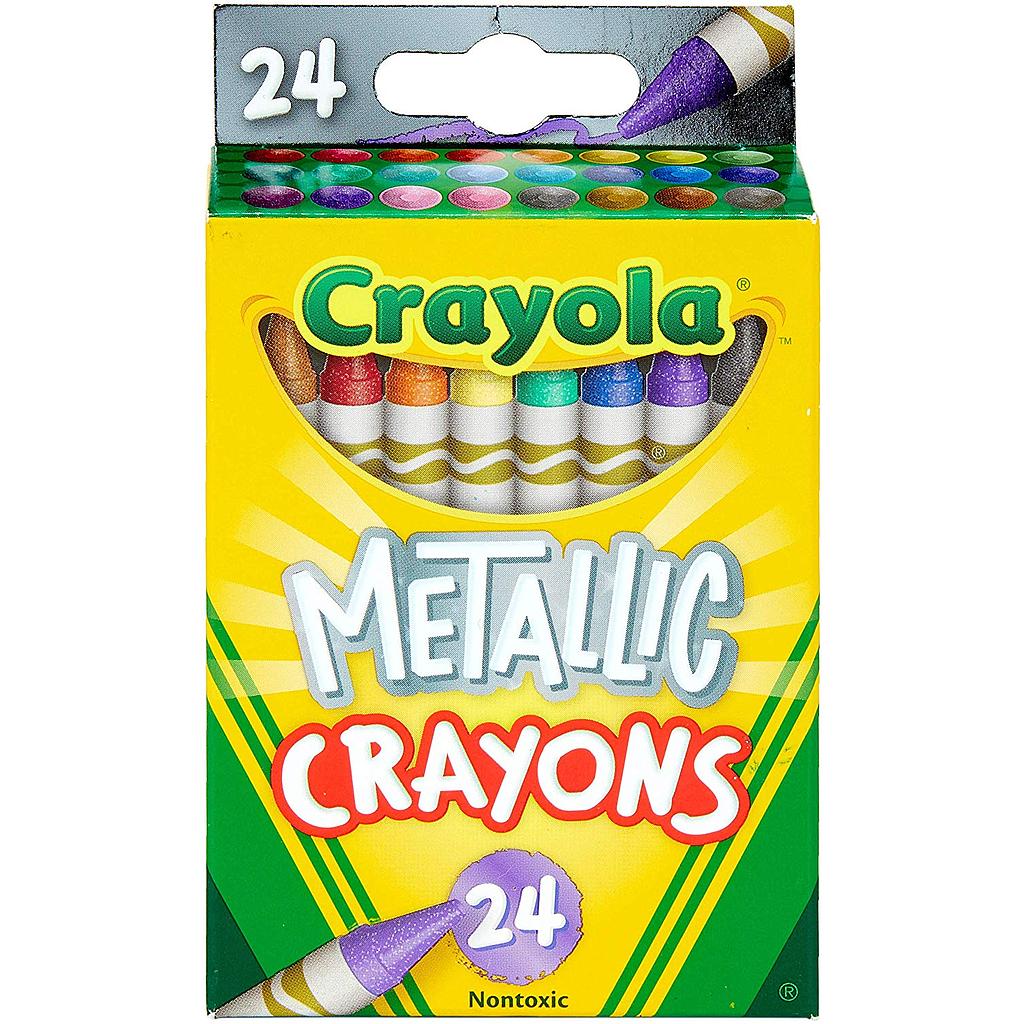 24ct Crayola Metallic Crayons