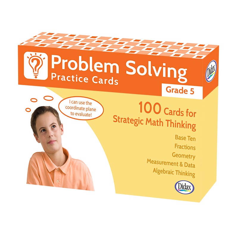 Problem Solving Practice Cards Grade 5