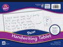 Pacon® D’Nealian Learn to Write Handwriting Tablet — 40 Sheets, 10½″ × 8″