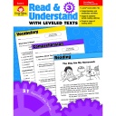 Evan-Moor® Read & Understand with Leveled Texts, Grade 3 (Reproducibles)