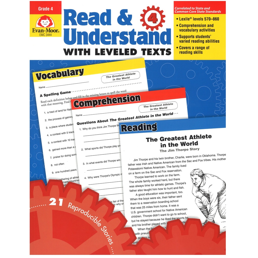 Read & Understand with Leveled Texts Grade 4