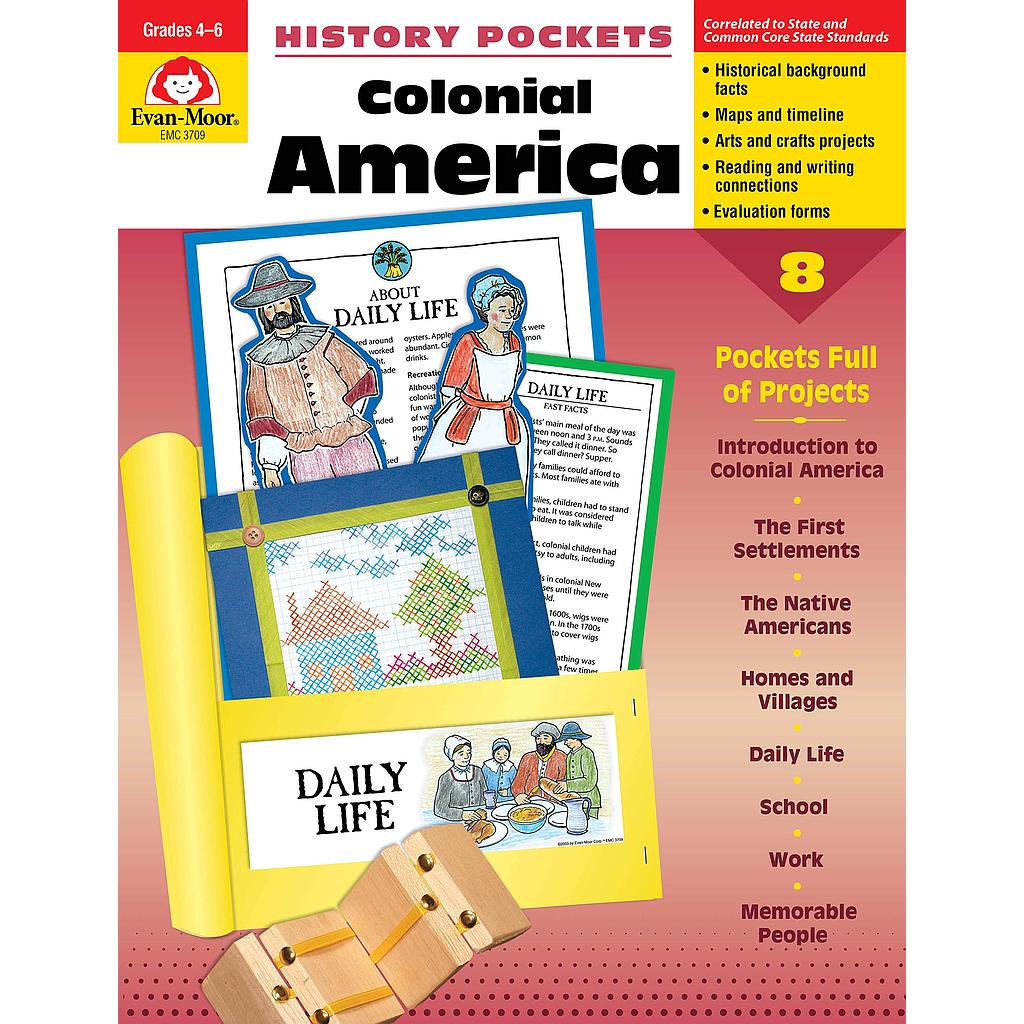 History Pockets: Colonial America, Grades 4-6