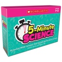 Scholastic Teaching Resources® 5‑Minute Science: Grades 1–3 — Quick experiment activity cards