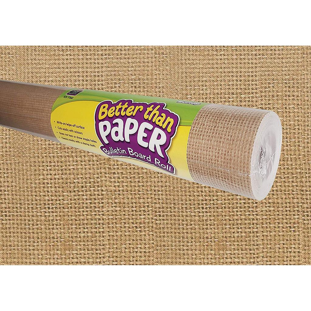 Teacher Created Resources® Better Than Paper® — Burlap, 4' × 12', Pack of 4