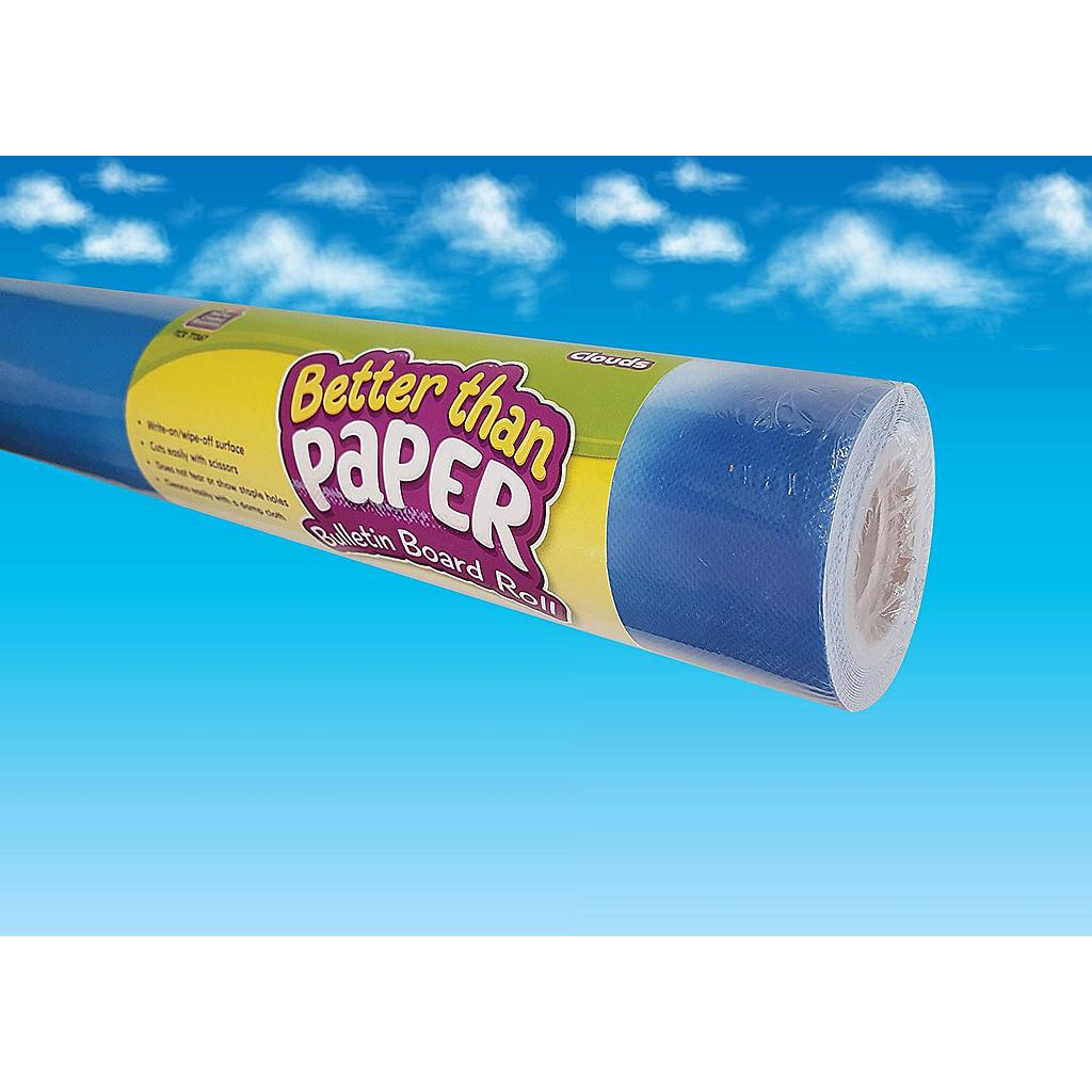 Better Than Paper® Clouds Bulletin Board Roll Pack of 4