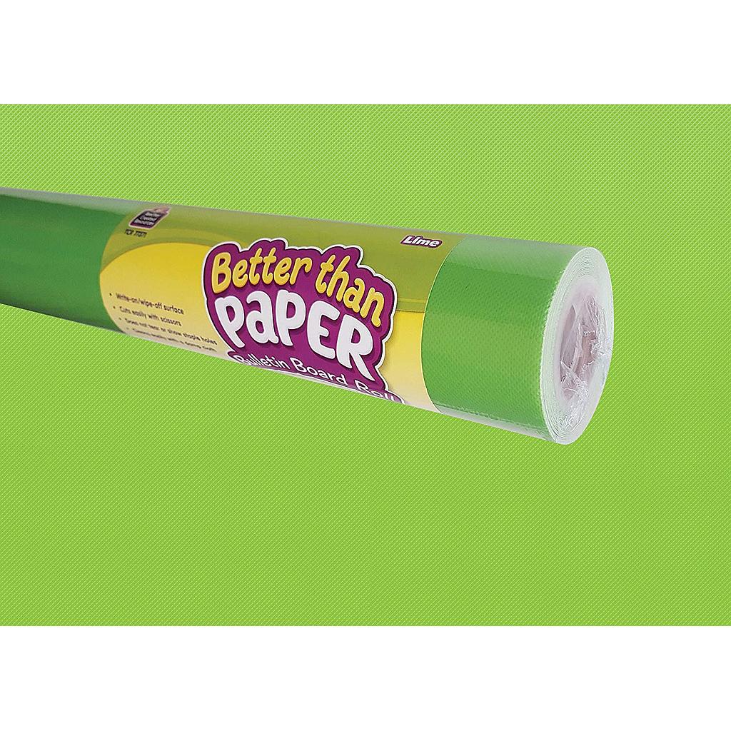 Better Than Paper® Lime Bulletin Board 4 Roll Pack