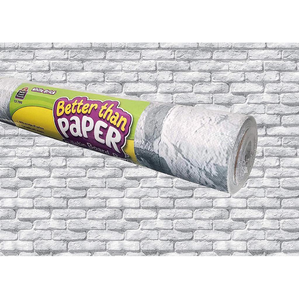 White Brick Better Than Paper Bulletin Board Roll