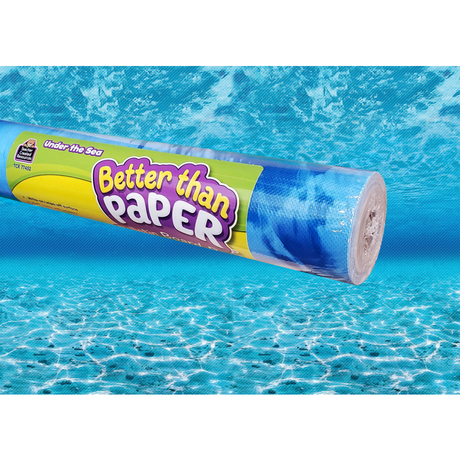Better Than Paper® Under The Sea Bulletin Board Roll Pack of 4