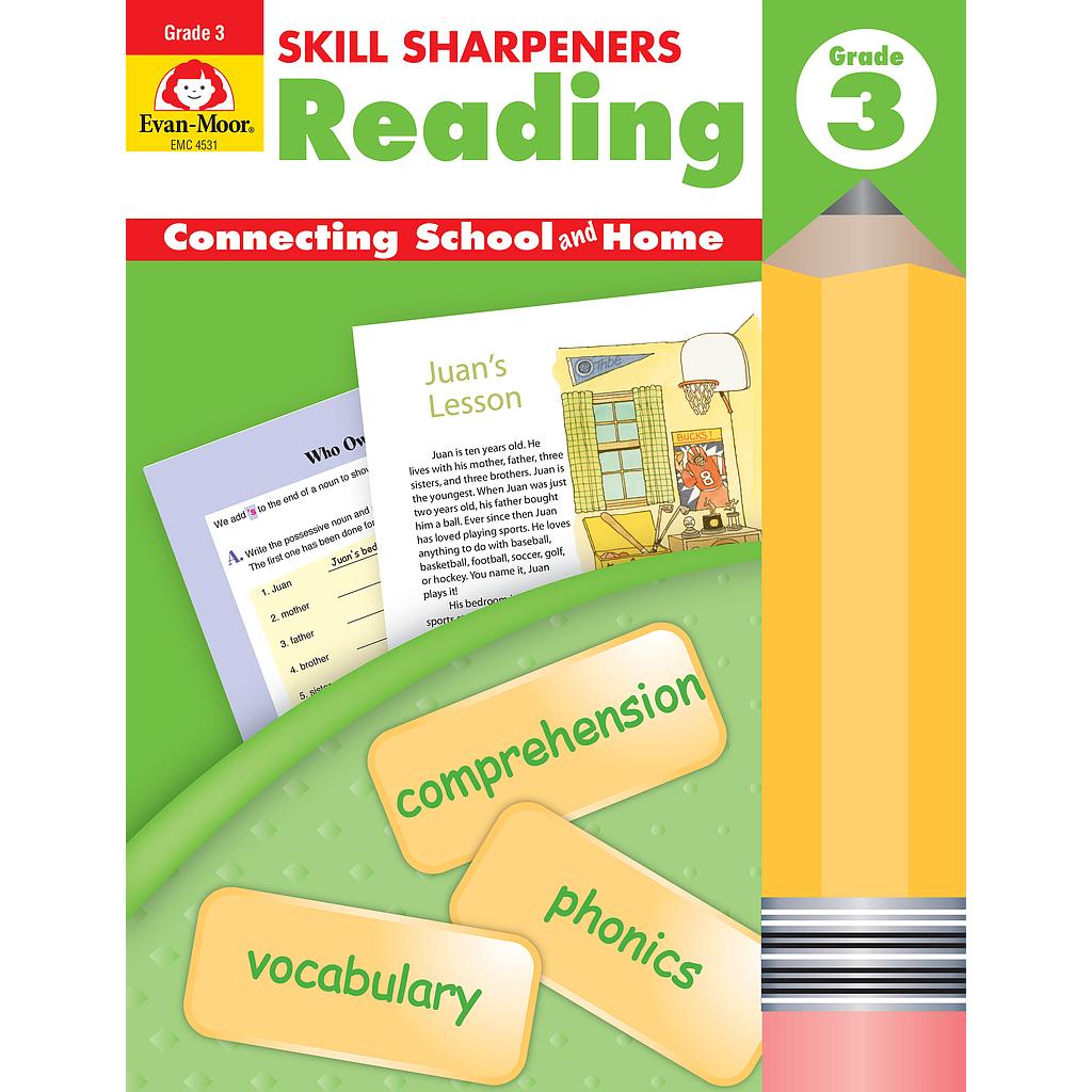 Skill Sharpeners Reading Grade 3 Activity Book