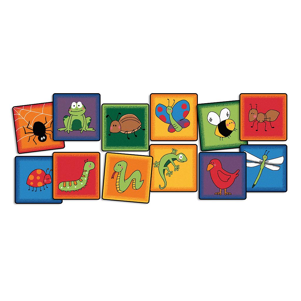 Friendly Critters Seating Kit Set of 12, 16" Squares